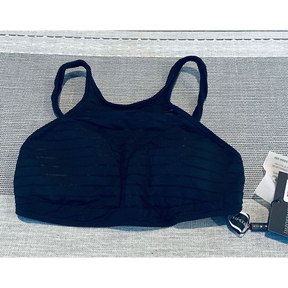 Jets by Jessika Allen Women's Parallels High Neck Bikini Top